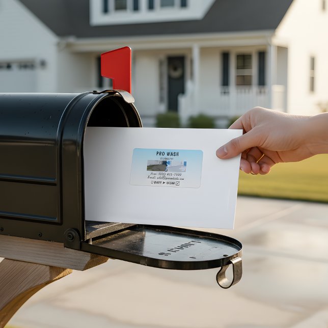 Professionelles gewerbliches Druckreinigen von Fas Adressaufkleber (Von Creator hochgeladen)