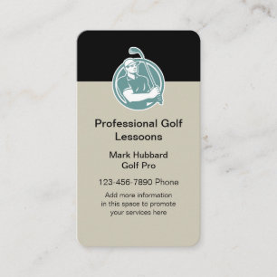 Professionelles Golf-Thema Visitenkarte