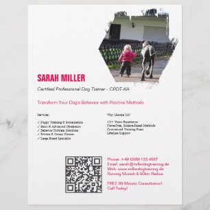 Professionelles Hundetrainer-Flyer Great Dane  Flyer