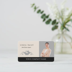 Professionelles Immobilien-Werbe-Makler-Logo Visitenkarte