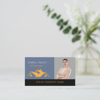 Professionelles Immobilien-Werbemakler-Logo Visitenkarte