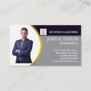 Professionelles Immobilienmakler Realtor Foto Visitenkarte