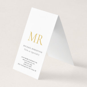Professionelles klassisches Monogramm-Minimalist e Visitenkarten