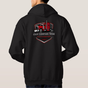 Professionelles Lastwagen-Transportunternehmen  Hoodie