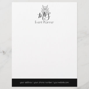 Professionelles Logo - Minimalistischer Eventplane Briefbogen