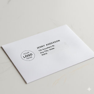 Professionelles Logo Moderne Geschäftsrücksendeadr Permastempel