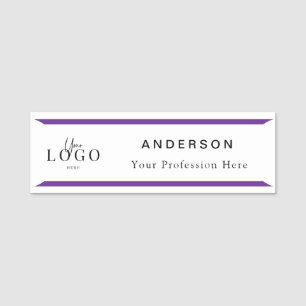 Professionelles Logo Namensschild