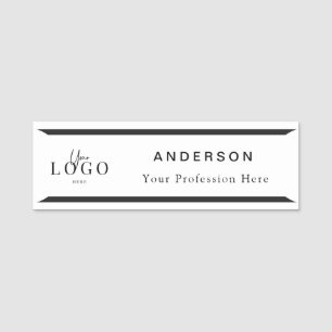 Professionelles Logo Namensschild
