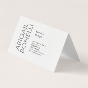 Professionelles minimalistisches modernes Design Visitenkarten