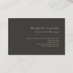 Professionelles minimalistisches modernes einfache visitenkarte