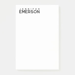Professionelles minimalistisches modernes schlicht post-it klebezettel