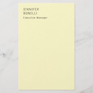 Professionelles minimalistisches modernes trendige briefpapier