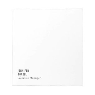 Professionelles minimalistisches modernes trendy notizblock