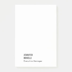 Professionelles minimalistisches modernes trendy post-it klebezettel