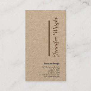 Professionelles minimalistisches schlichtes elegan visitenkarte