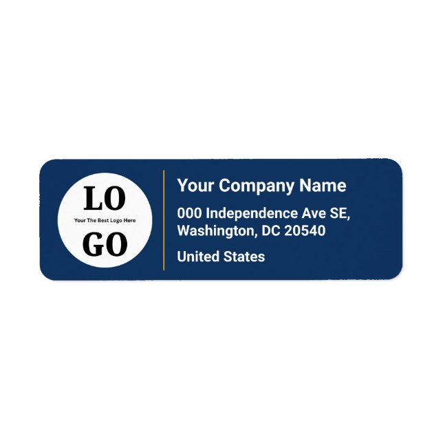 Professionelles modernes fettes Farbkundenlogo (Vorne)