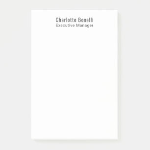 Professionelles modernes minimalistisches Design Post-it Klebezettel