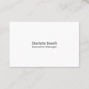 Professionelles modernes minimalistisches Design  Visitenkarte