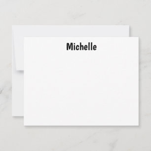Professionelles modernes minimalistisches eigenes mitteilungskarte