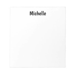 Professionelles modernes minimalistisches einfache notizblock