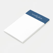 Professionelles modernes navyblaues Monogramm Voll