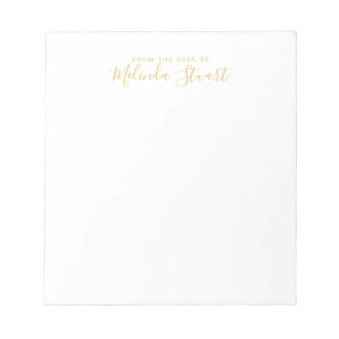 Professionelles modernes Skript Notizblock