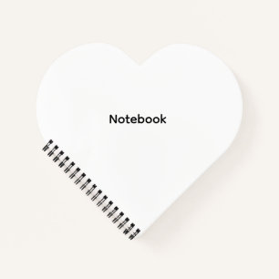 Professionelles Personalisiertes Modernes Herzform Notizbuch