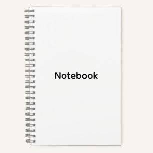 Professionelles Personalisiertes Modernes Minimali Notizbuch