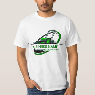 Professionelles Rasenmähen Landschaftsbau Benutzer T-Shirt