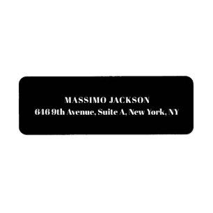 Professionelles Schwarz modernes minimalistisches