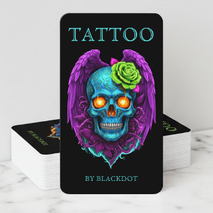 Professionelles Tattoo-Studio Tattoo-Shop QR-Code Visitenkarte