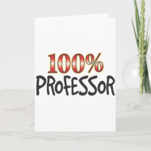 Professor 100 Prozent Karte