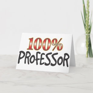 Professor 100 Prozent Karte