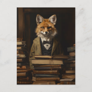 Professor Fox Postkarte
