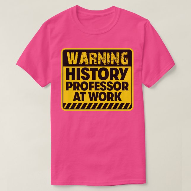 Professor für Geschichte T-Shirt (Design vorne)