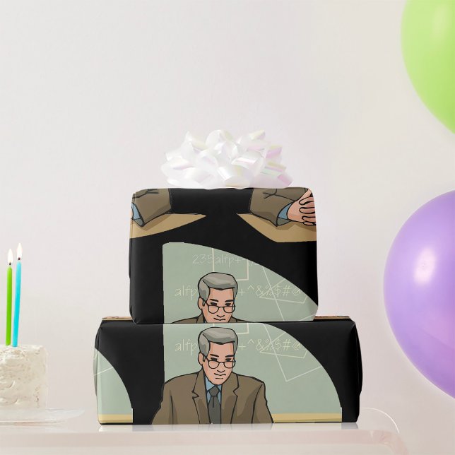 Professor für Klassenwrapping Geschenkpapier (Von Creator hochgeladen)