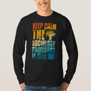 Professor für Soziologie, Hauptfach Bildung Zitate T-Shirt