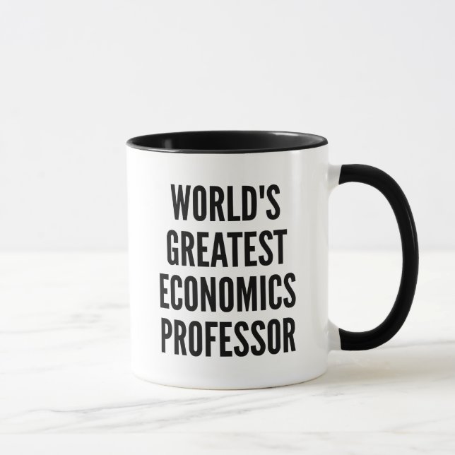 Professor für weltbeste Wirtschaft Tasse (Rechts)