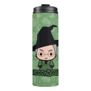 Professor McGonagall Cartoon Art Thermosbecher