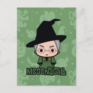 Professor McGonagall Cartoon-Charakter-Kunst Postkarte