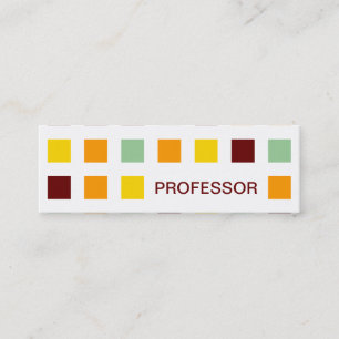 PROFESSOR (Mod-Quadrate) Mini Visitenkarte