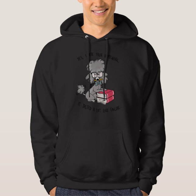 Professor Poodle Hoodie (Vorderseite)