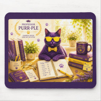 Professor Purr-Ple™ Mauspad