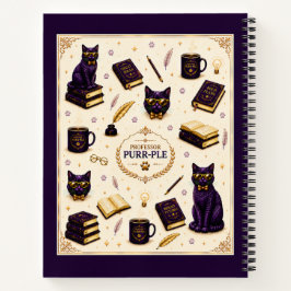 Professor Purr-Ple™ Spiralblock Notizbuch