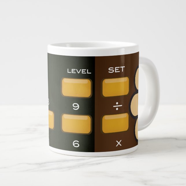 Professor Rechner Jumbo-Tasse (Vorderseite Rechts)