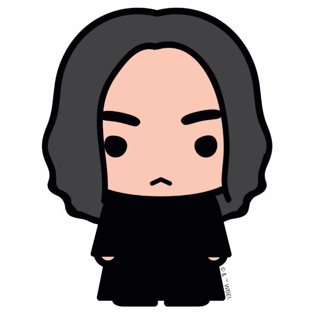 Professor Snape Cartoon Art Fotoskulptur Magnet (Vorne)
