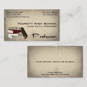 Professor Visitenkarte