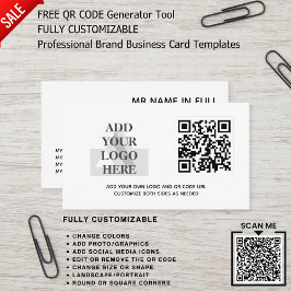 PROFFESSIONELLE LOGO-DESIGN QRCODE-VORLAGE VISITENKARTE