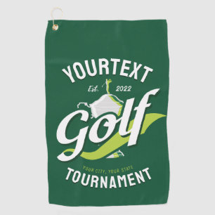 Profi-Golfer NAME Golf-Trophy-Turnier Golfen Golfhandtuch