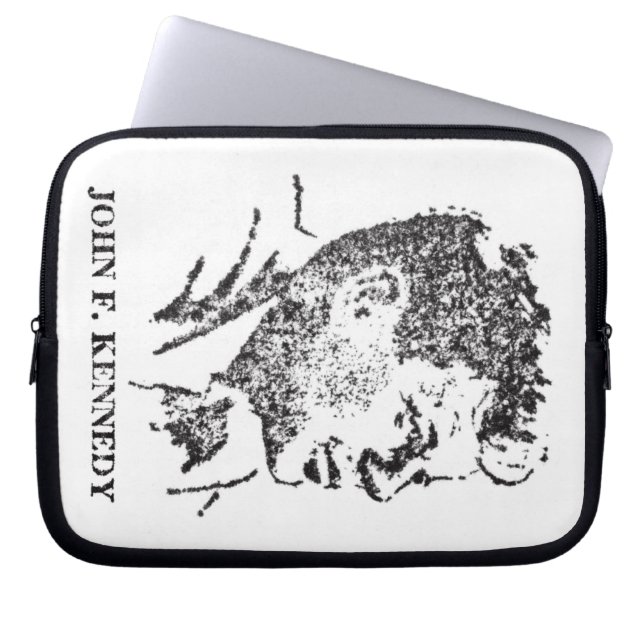 Profil 1963 von John F. Kennedy Laptopschutzhülle (Vorderseite)